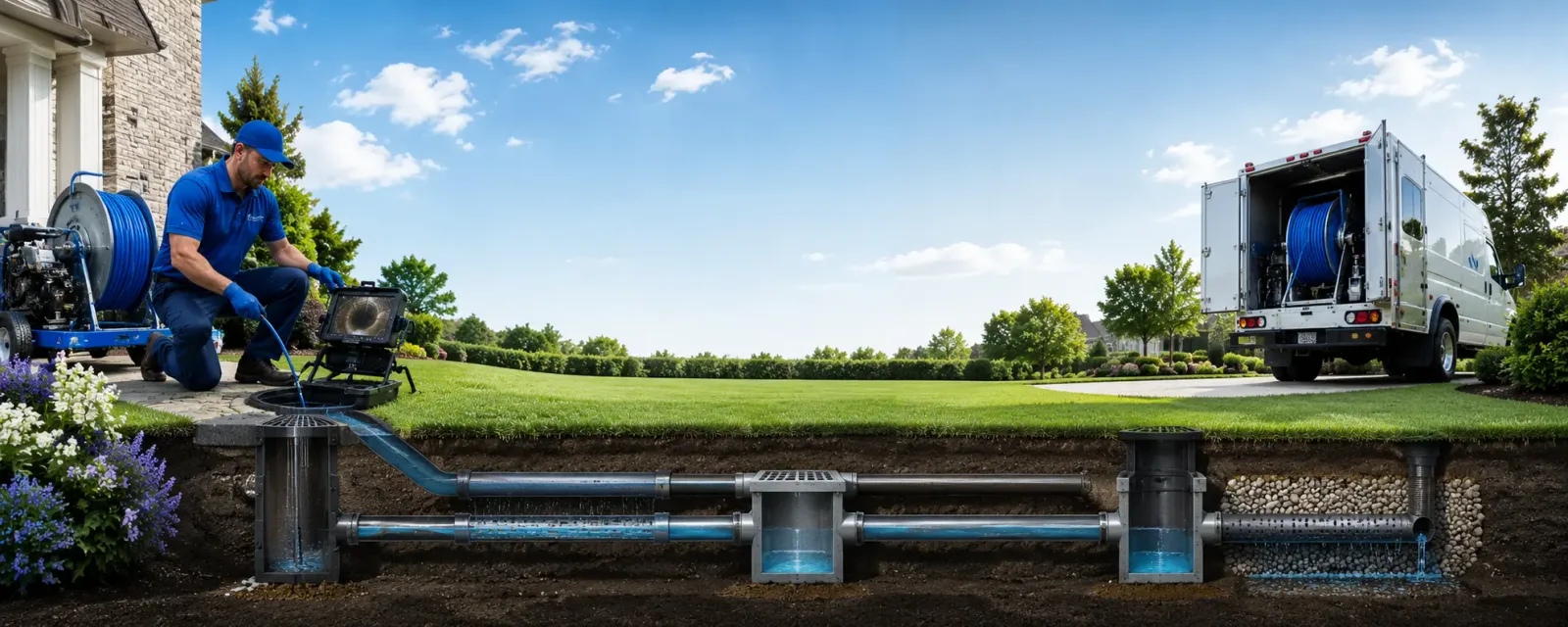 Outdoor drain cleaning information for Freeport, KS